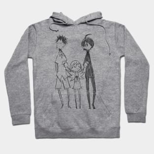 Meme, Shinobu and Araragi (Bakemonogatari) "Ending" Hoodie